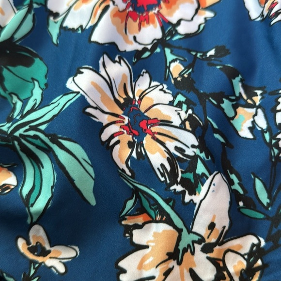 ModCloth Reese Blue Floral One Piece Swimsuit S - Picture 10 of 10